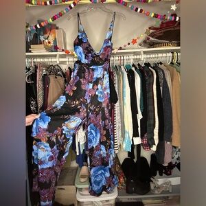 FP Tie-Back Floral Jumpsuit